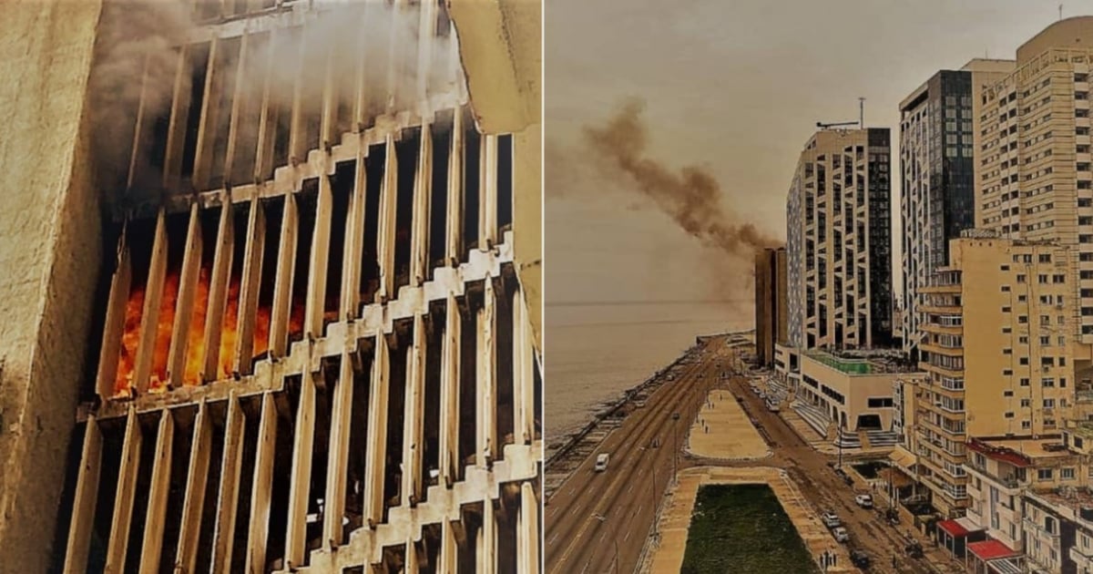 Incendio en edificio Girón © Facebook/Héroes de azul
