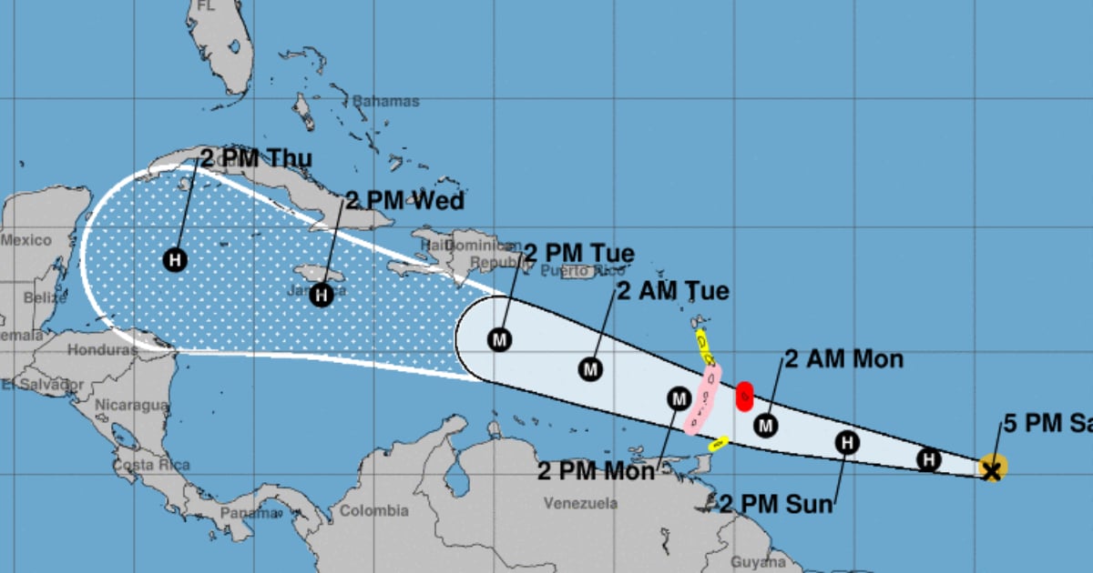 Beryl Upgraded to Hurricane, Heads Toward the Caribbean