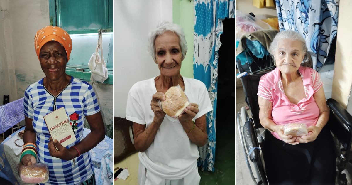 Cuban Activist Distributes Ham and Cheese Sandwiches to Low-Income Seniors in Havana