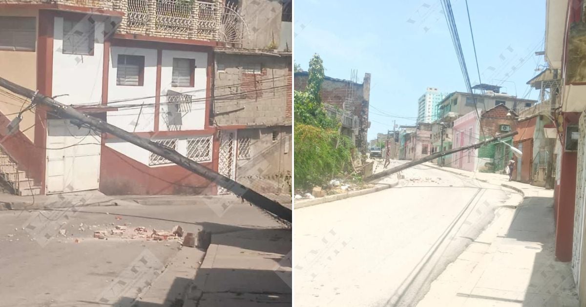 Fallen Power Pole in Santiago de Cuba Raises Concerns Ahead of Hurricane Beryl