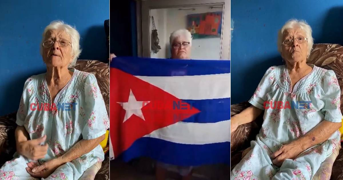 Gladys Escandell, madre del actor Carlos Massola © Captura de Video/Facebook/Cubanet