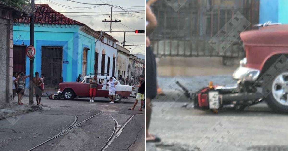 Accidente en Santiago de Cuba © Facebook/Yosmany Mayeta Labrada