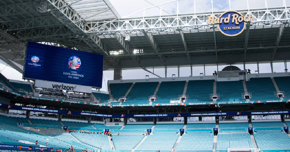 Copa América desde el Hard Rock Stadium © X/Conmebol