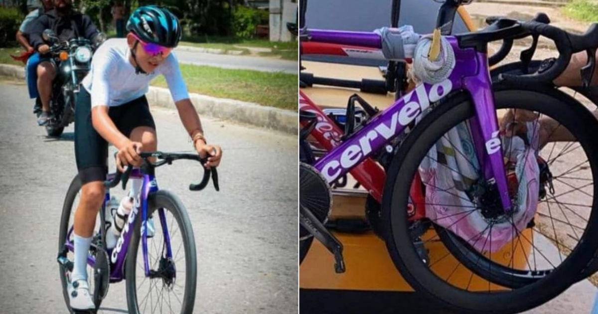 Cuban Boy Seeks Help to Recover Lost Bicycle Tire on Highway