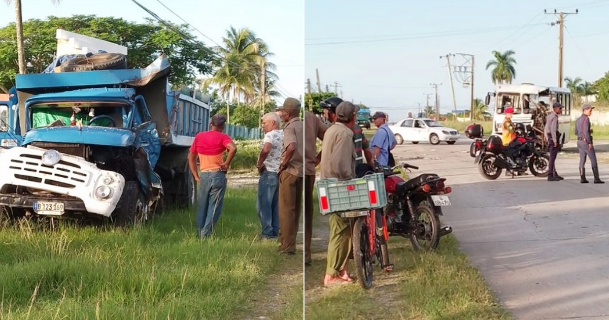  © Collage Facebook/Accidentes Buses & Camiones