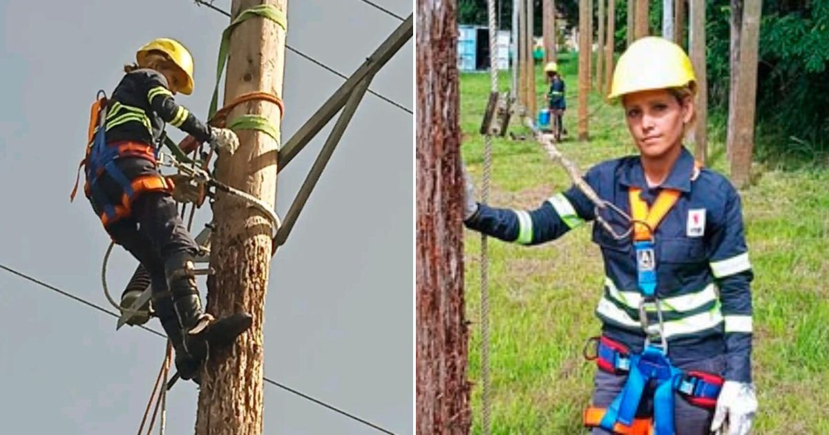 Female Lineworker in Sancti Spíritus: "I Want to Be a Role Model for Other Women"