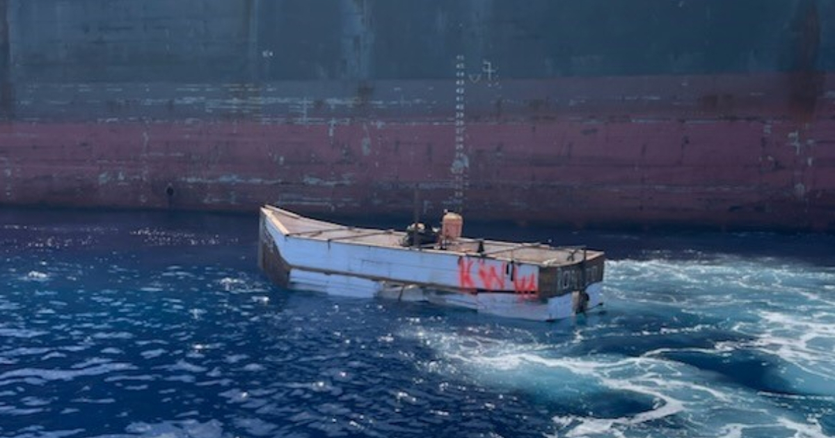 Embarcación interceptada © USCGSoutheast / X