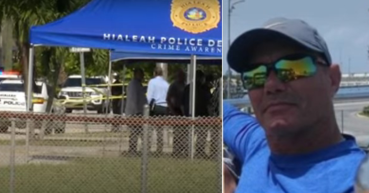 Policías de Hialeah dieron muerte al cubano Rubén Manresa © Capturas de Youtube/America TeVé e Instagram/Niover Licea