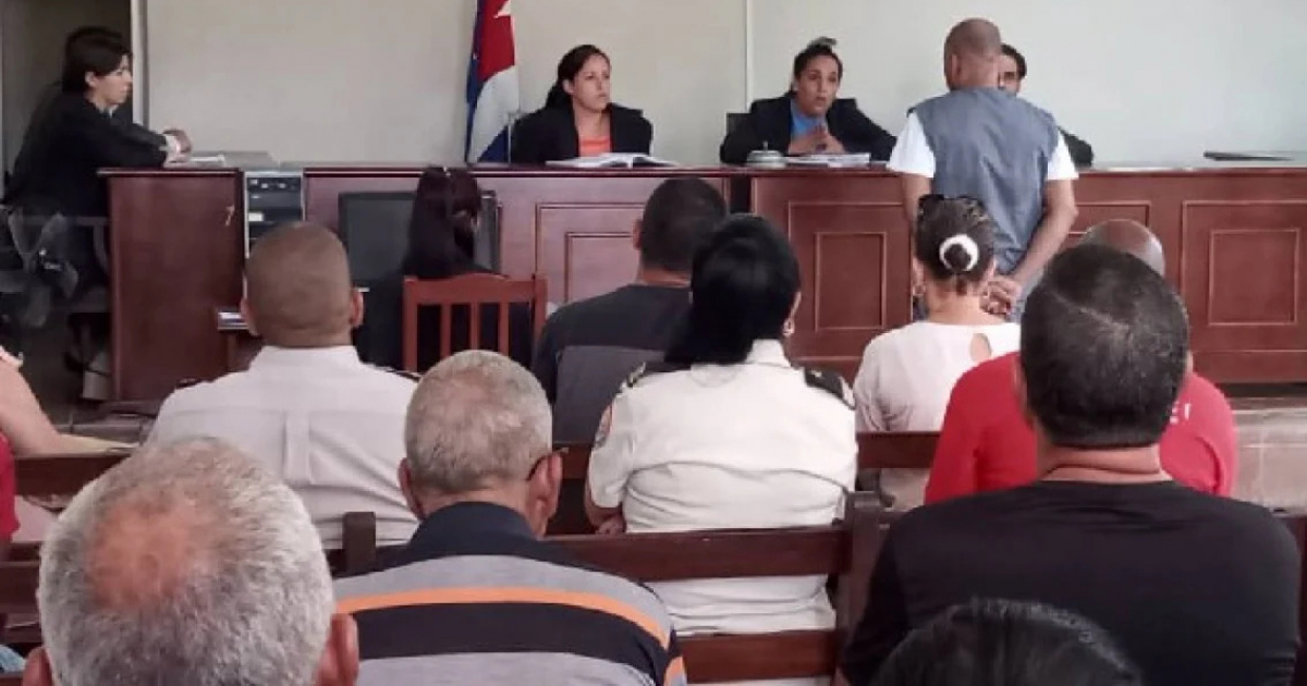 Juicio contra Leonardo Díaz Carrasco © Tribunal Popular Provincial de Cienfuegos