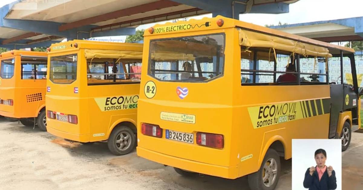 Microbuses eléctricos debutan en Sancti Spíritus en medio de la crisis de combustible