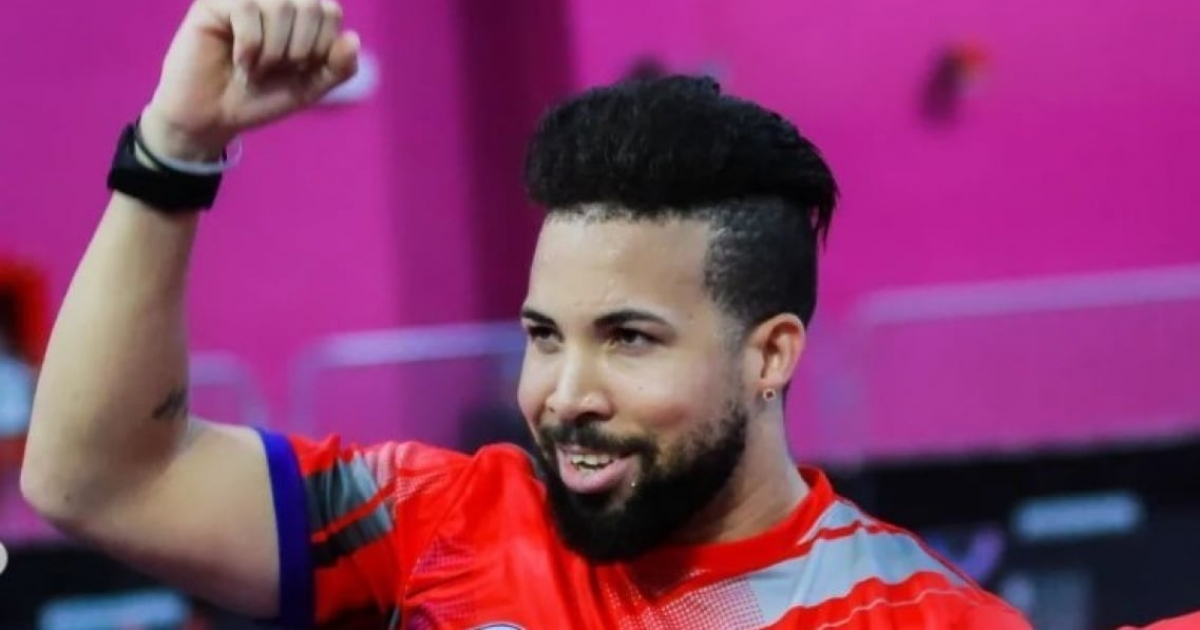 Andy Pereira of Cuba Falls in Table Tennis at Paris Olympics