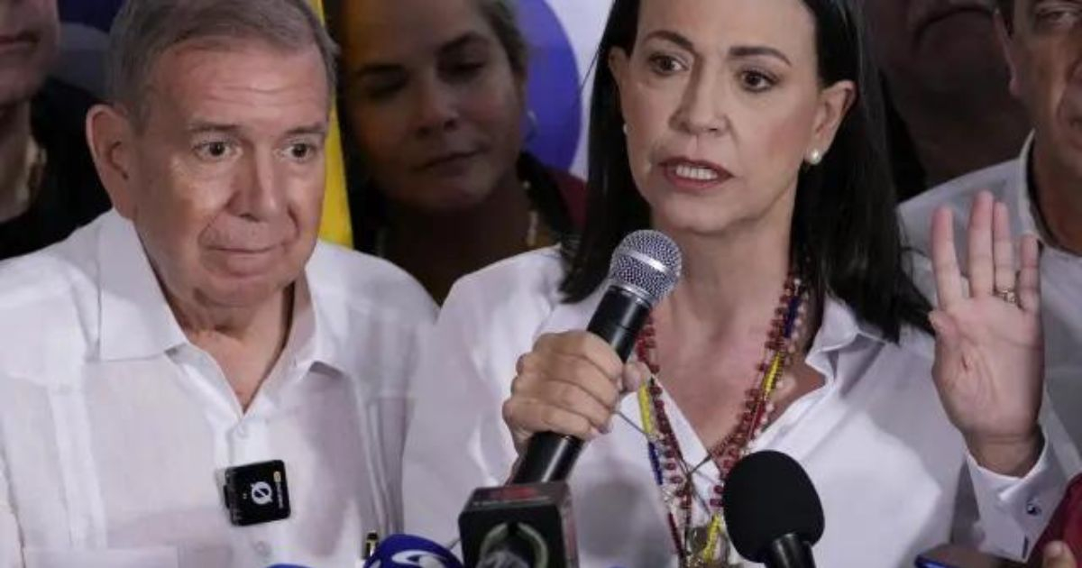 María Corina Machado Asserts Edmundo González's Victory in Venezuela: "We Have Proof of the Truth"