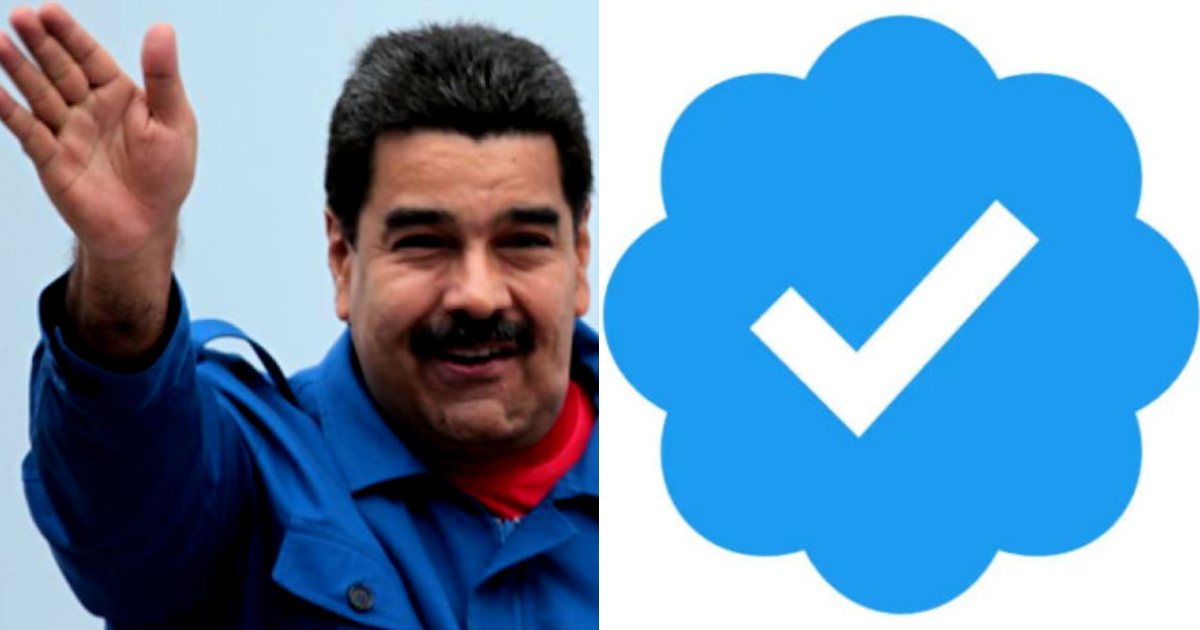 Nicolás Maduro y la marca de verificación de X Premium © cubaminrex.cu - X