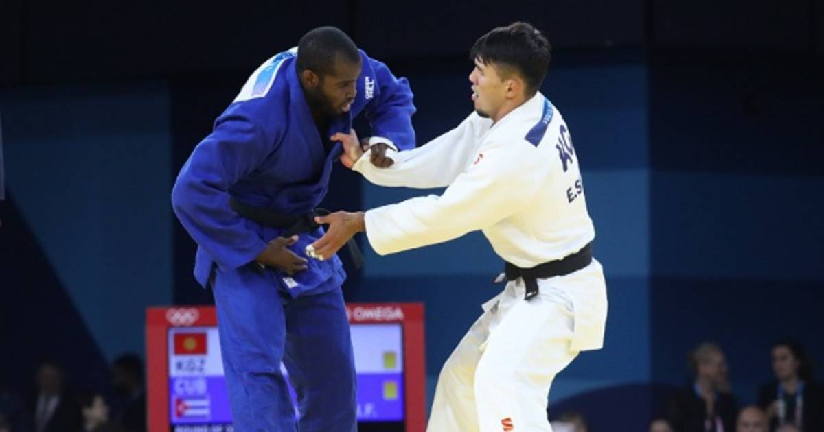 Judoca Iván Silva eliminado tras reñido combate con Erlan Cherov en París