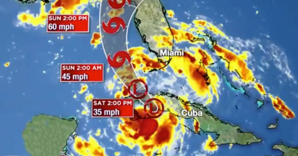 Alerta en Florida por la inminente llegada de la tormenta tropical Debby