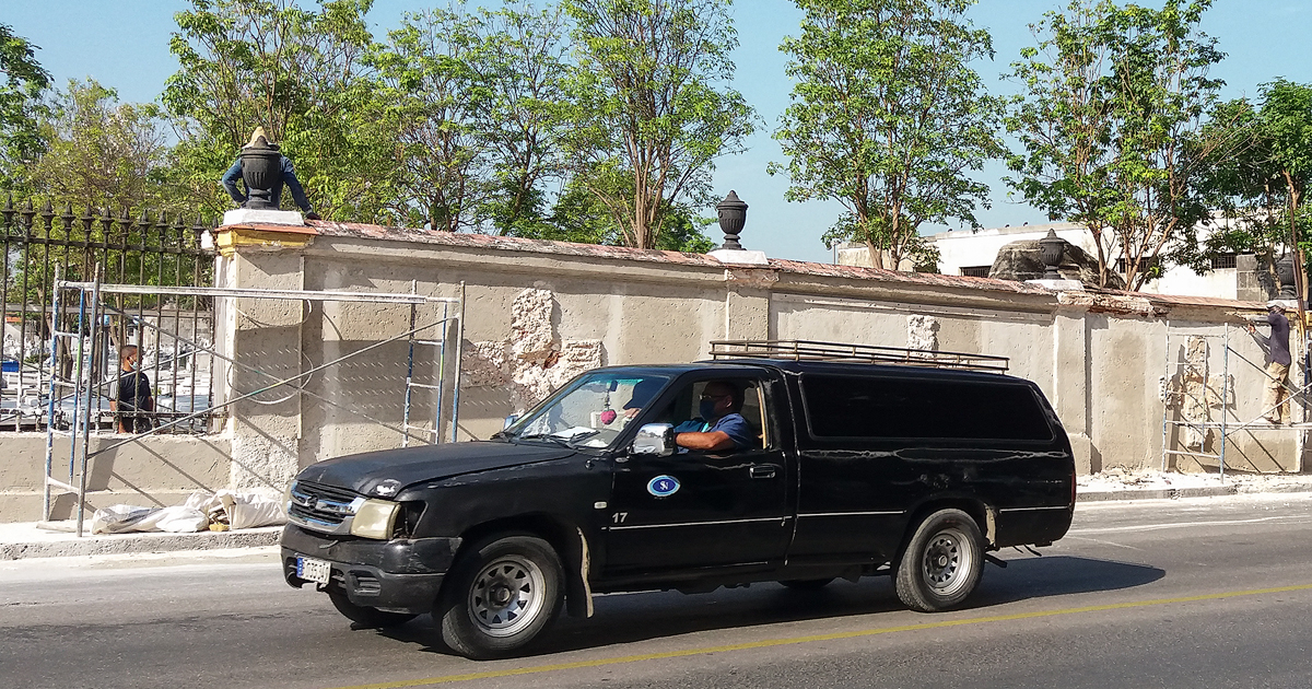 Carro fúnebre en La Habana (imagen de referencia) © CiberCuba 