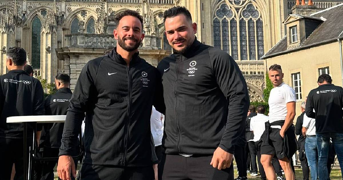 Fernando Dayán Jorge y Ramiro Mora, vistiendo el uniforme de EOR © Instagram/@fernando_jorge_e