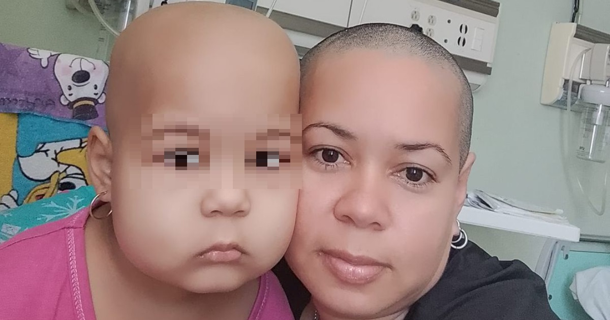 Madre cubana se rapa en solidaridad con su hija con leucemia y solicita ayuda para tratamiento en Miami