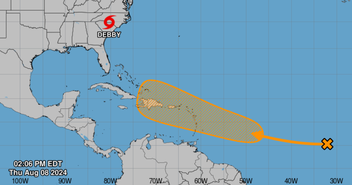 Onda tropical en el Atlántico © NHC