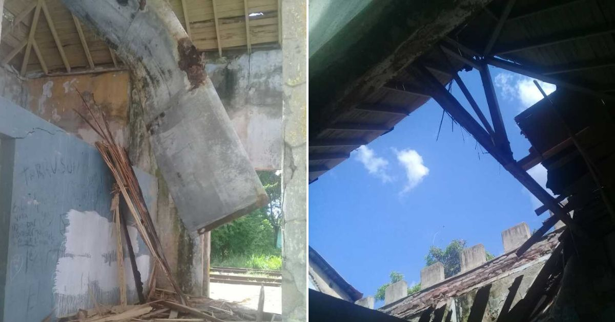 Railway Station Roof Collapses in Cienfuegos