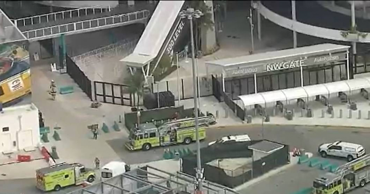 Personas heridas tras explosión en el Hard Rock Stadium de Miami