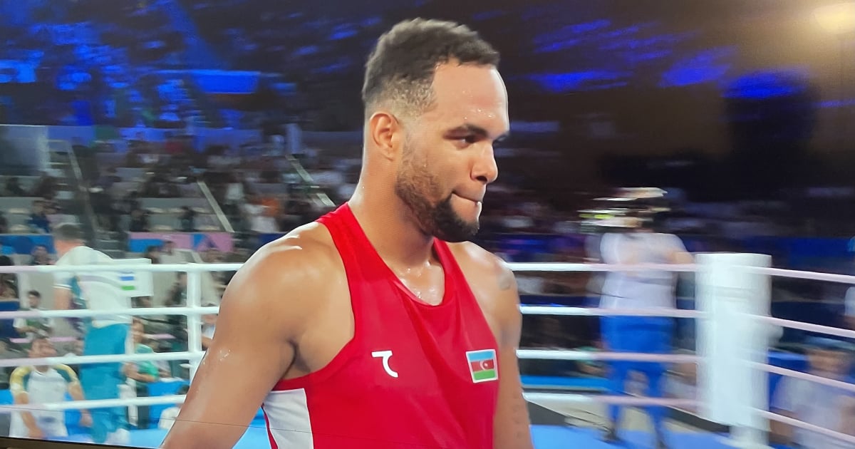 Boxeador cubano Loren Alfonso conquista plata en París representando a Azerbaiyán