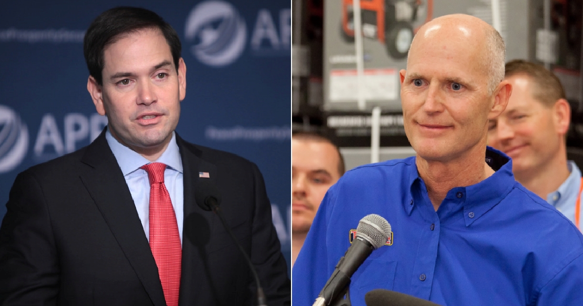 Marco Rubio y Rick Scott © Creative Commons