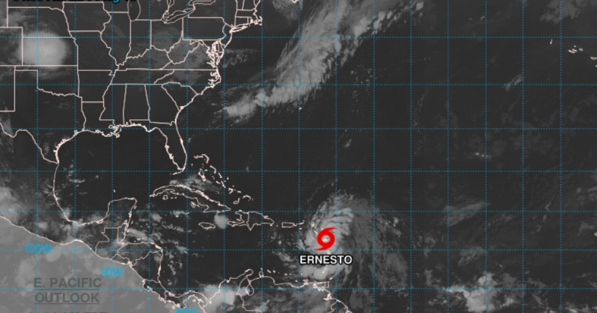 Nace la tormenta tropical Ernesto en el Atlántico