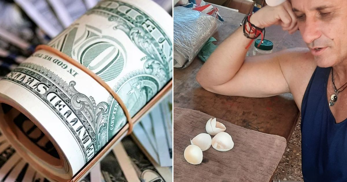 Cubano Uses Humor to Highlight Skyrocketing Egg Prices: "Almost a Dollar in Shells!"