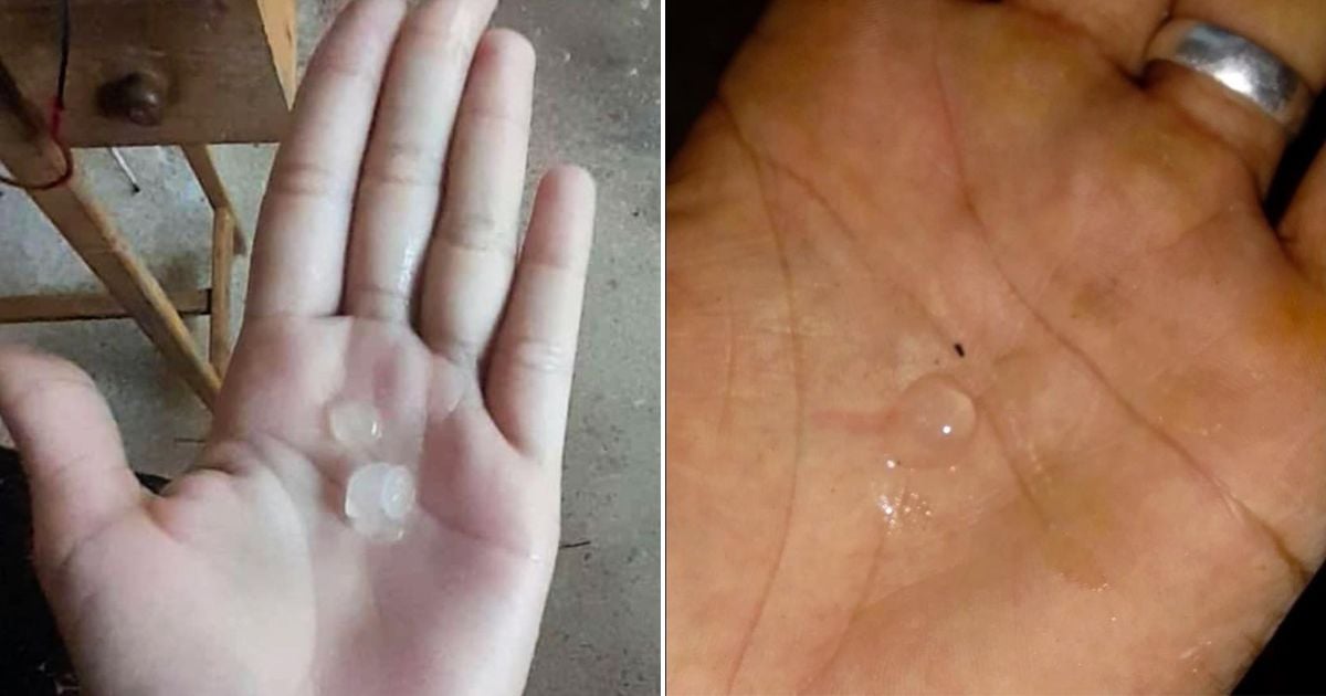 Tormenta severa con granizo e intensas lluvias azota Güira de Melena, Artemisa