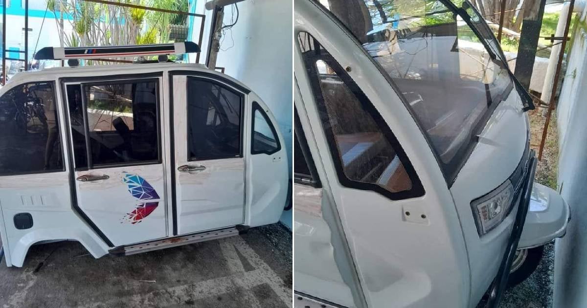 Propietario de triciclo eléctrico sin ruedas es buscado por la policía en La Habana