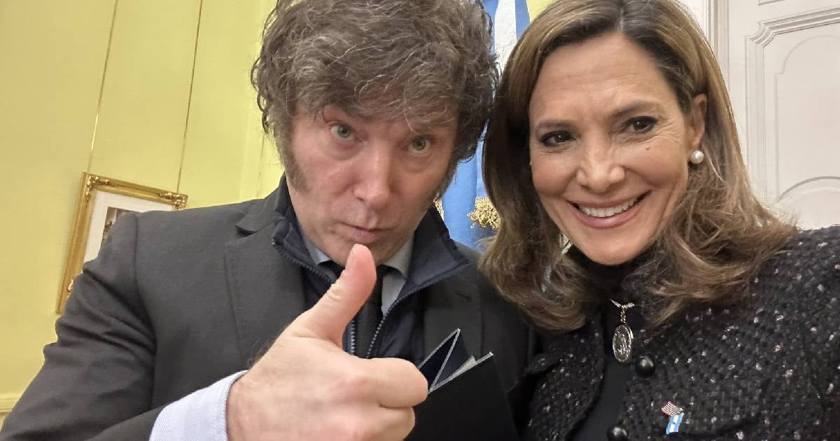 Cuban-American Congresswoman María Elvira Salazar Meets with Javier Milei at Casa Rosada