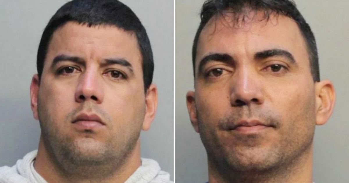 Los dos cubanos acusados del brutal crimen © Miami-Dade.gov