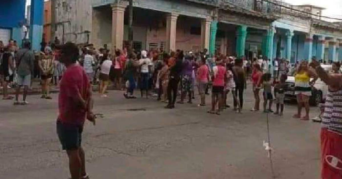 Protesta por apagón masivo en La Habana (imagen de archivo) © Captura de video