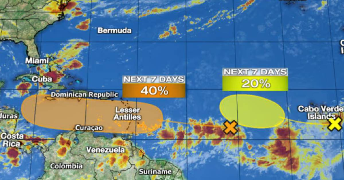 Desarrollo de sistema tropical © Local 10/Captura 