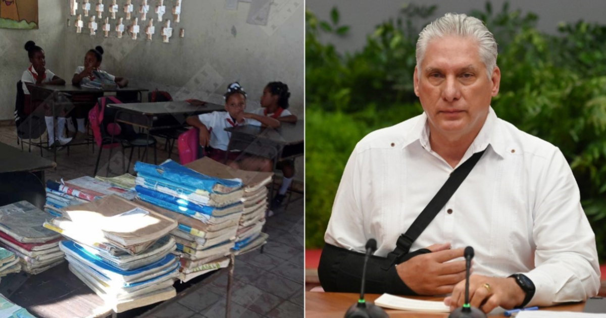 Díaz-Canel's Back-to-School Message Sparks Outcry Among Cubans