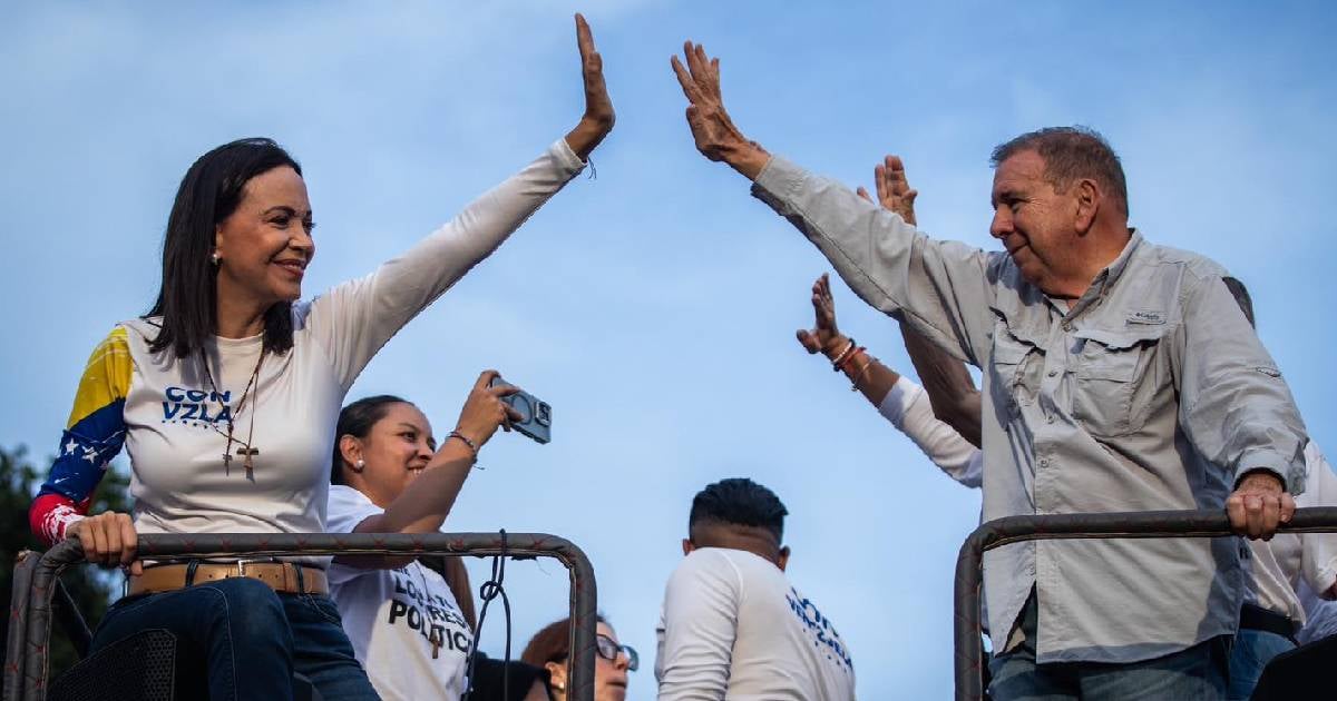 María Corina Machado y Edmundo González © Facebook/Edmundo González Urrutia