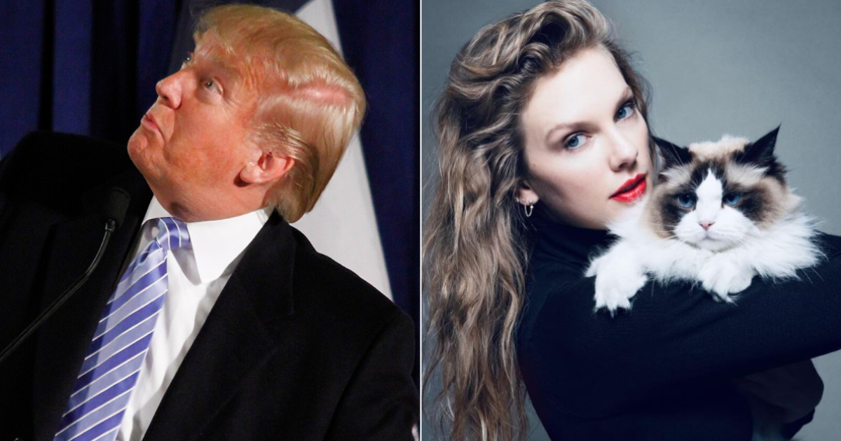 Donald Trump y Taylor Swift © Wikimedia Commons / Max Goldberg - Instagram / taylorswift