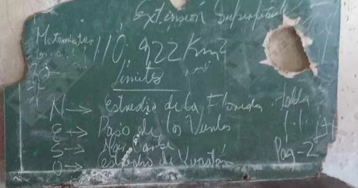 Viral Photo of a Classroom Chalkboard in Santiago de Cuba Highlights "Revolutionary Achievements"