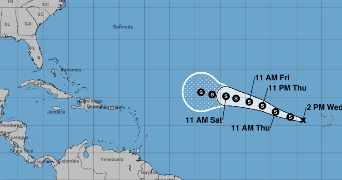 Séptima depresión tropical en el Atlántico © NOAA