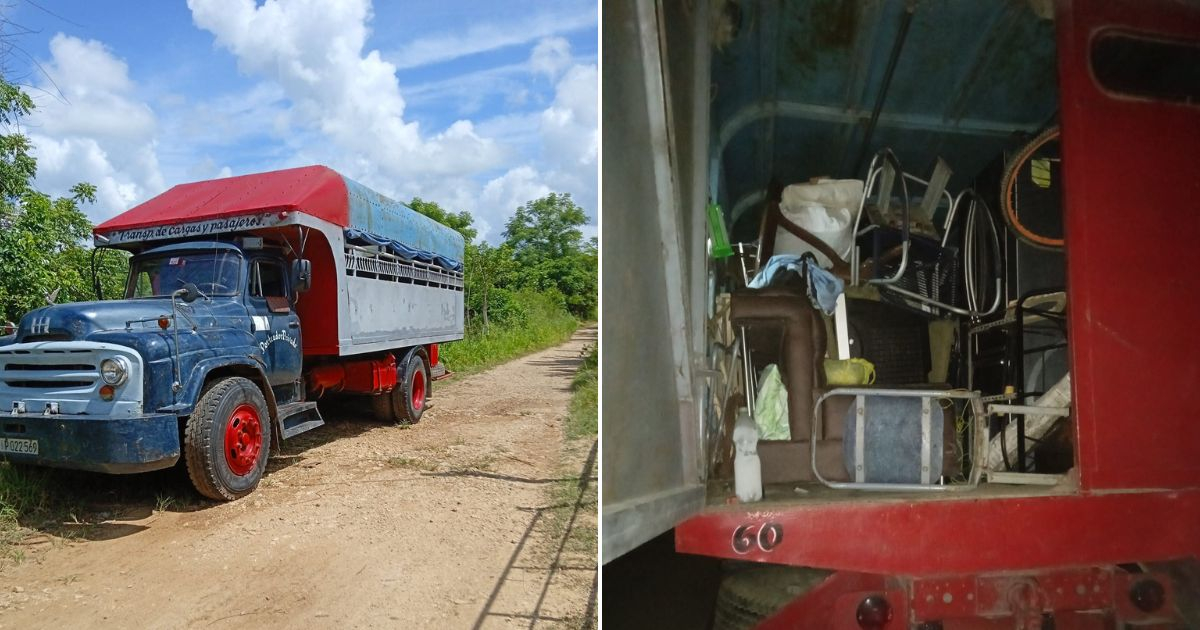 Emprendedor cubano mueve paquetes por varias provincias de Cuba © Collage Facebook / Alexiuvis Alvarez Mendoza