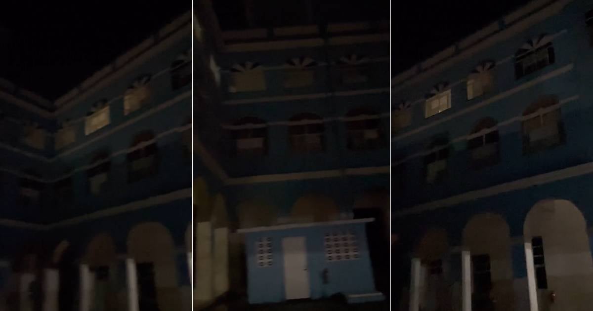 Apagón en Hospital Materno de Matanzas © Captura de Video/TikTok