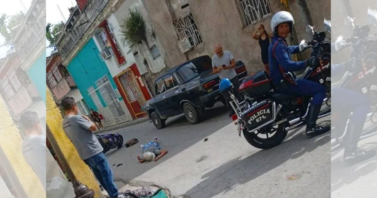 Electric Scooter Rider Suffers Multiple Fractures in Collision with Moskvitch in Holguín