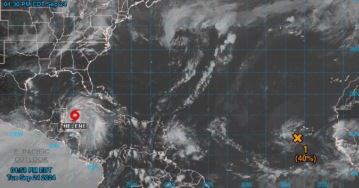 TT Helene © Centro Nacional de Huracanes de Estados Unidos