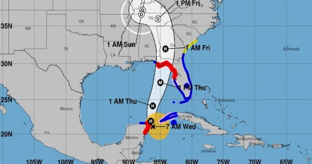 Trayectoria huracán Helene © NHC