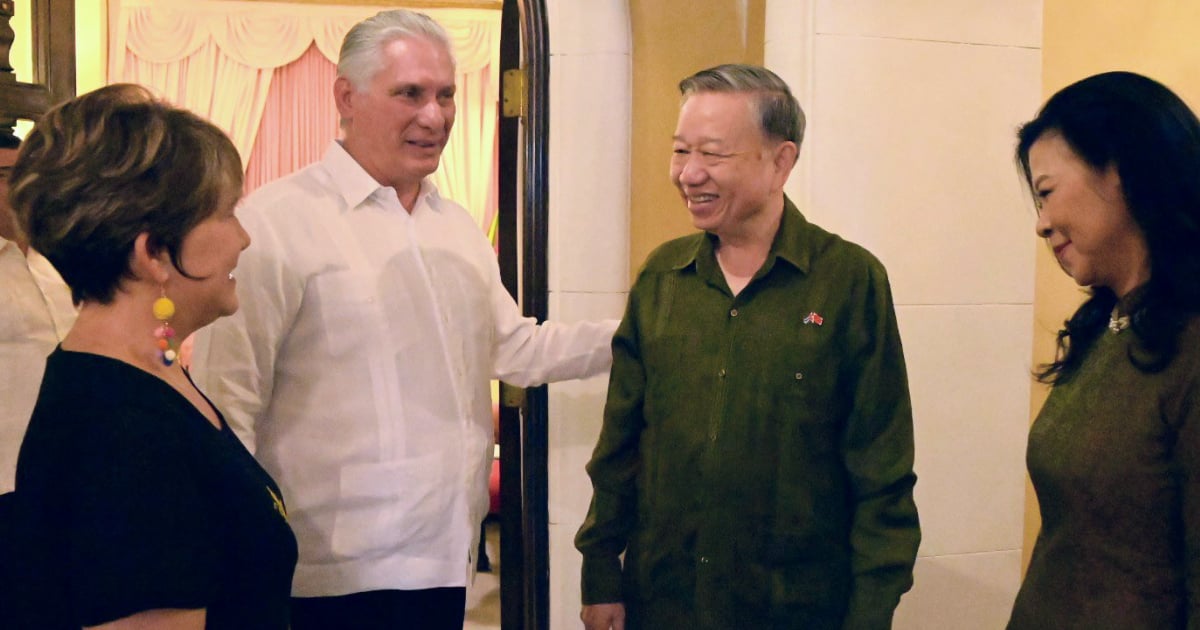 Preseidentes de Cuba y Vietnam © Presidencia Cuba/X