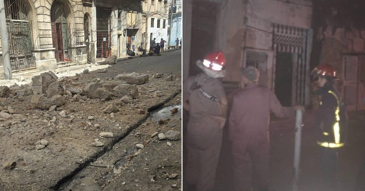 Two Buildings Collapse in Havana Following Heavy Rains