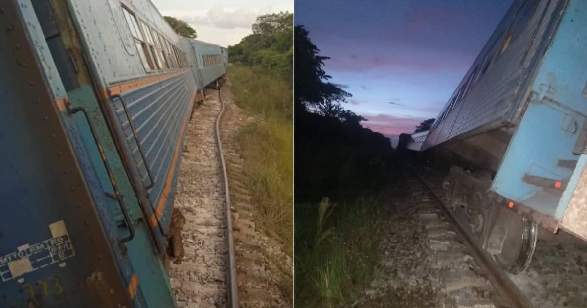 Passenger Train Derails in Matanzas