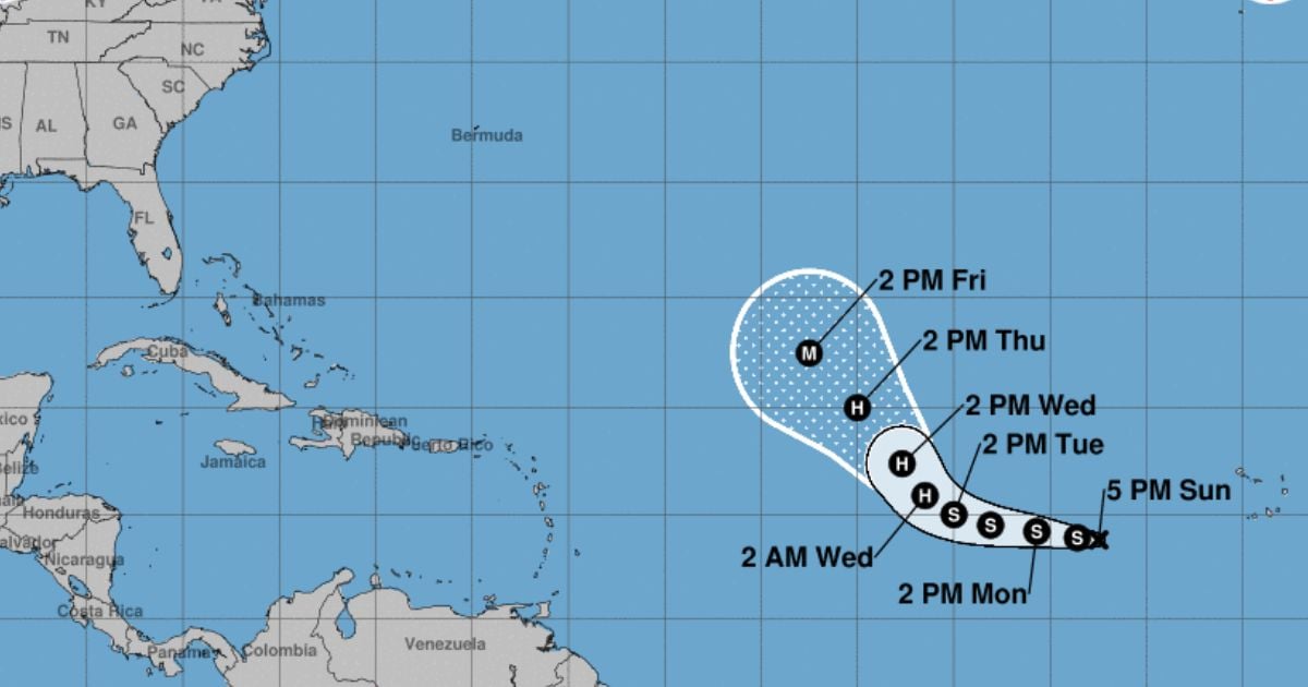 Depresion tropical 12 © NOAA