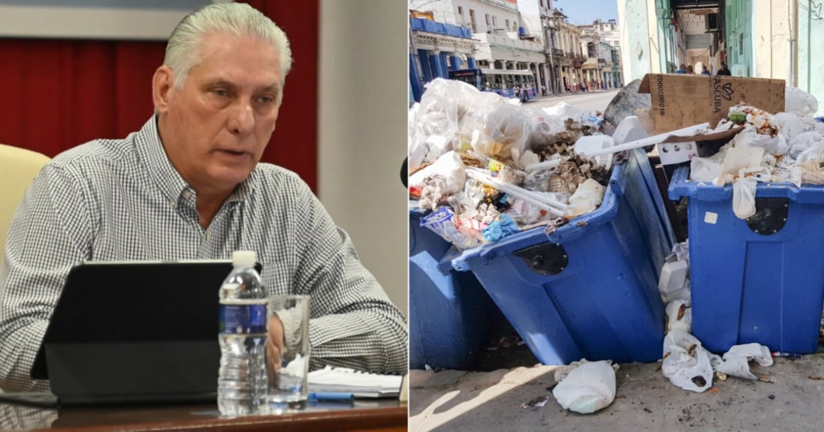 Díaz-Canel Vows to Tackle Havana's Waste Problem: "Each Ministry Will Sponsor a Municipality"